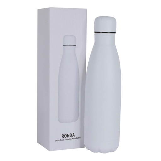 RONDA - Stone Touch Insulated Water Bottle - White