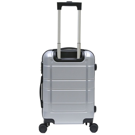 GENOVA - Cabin Trolley Bag - Silver