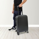 ROSTOCK - SANTHOME Foldable Trolley Bag - Black Matt Finish