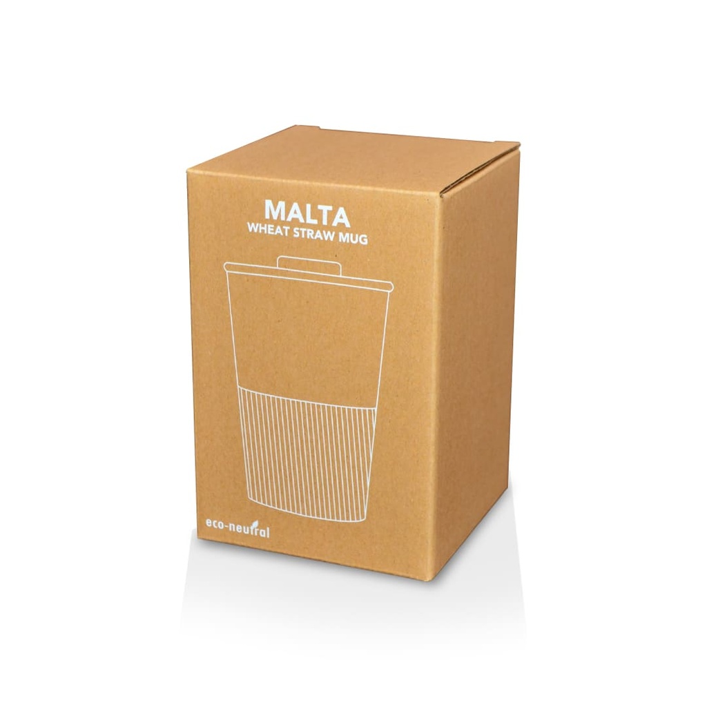 MALTA - Reusable Wheatstraw Cup 350ml - Blue