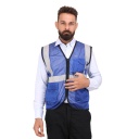 [1003-DIXON VEST] Safety Vest - Blue