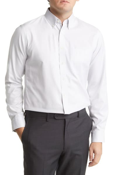 Oxford - Santhome Men's Business Wrinkle-Free Formal Shirt