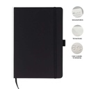 [NBGL 5236] JURSI - Giftology A5 PU Notebook with Pen Loop - Black