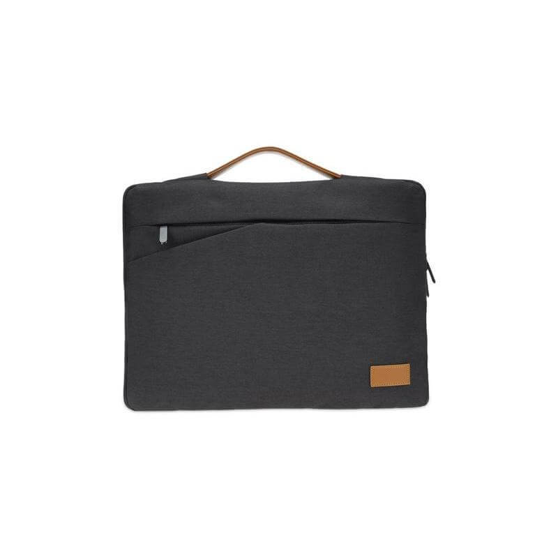 SALCEA - Santhome® 15" Laptop Sleeve - Black/Tan