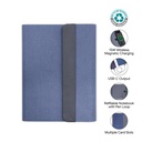 BERGMUND - Santhome 10000mAh Mag Wireless Powerbank Portfolio - Navy