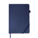 FAROE - Santhome A5 PU Hard Cover Notebook with Pen Loop - Navy Blue
