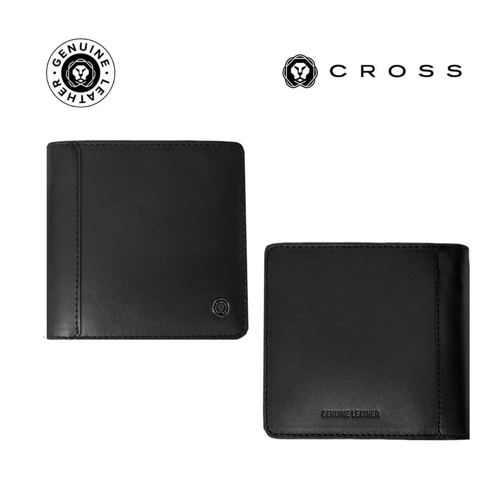 CROSS Leather Clip Wallet - Black
