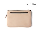 VINGA Baltimore Laptop Case 15" - Beige