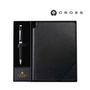 Cross Coventry Black Lacquer Ballpoint Pen with Classic Black Journal Gift Set