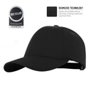 [HWSN 7128] PEAK - Santhome® DryNCool® Advanced Seamless 6-Panel Cap - Black