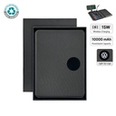 [ITFO 1294] SOLAIS - Santhome Recycled 10000 mAh Power Bank and 15W Magsafe Smart A5 Organizer  - Black 