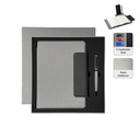 LUBECK - Santhome A5 PU Portfolio with Pen - Grey 