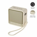 [ITSP 1313] FELIX - @memorii Portable Wireless Speaker - Beige / Gold 