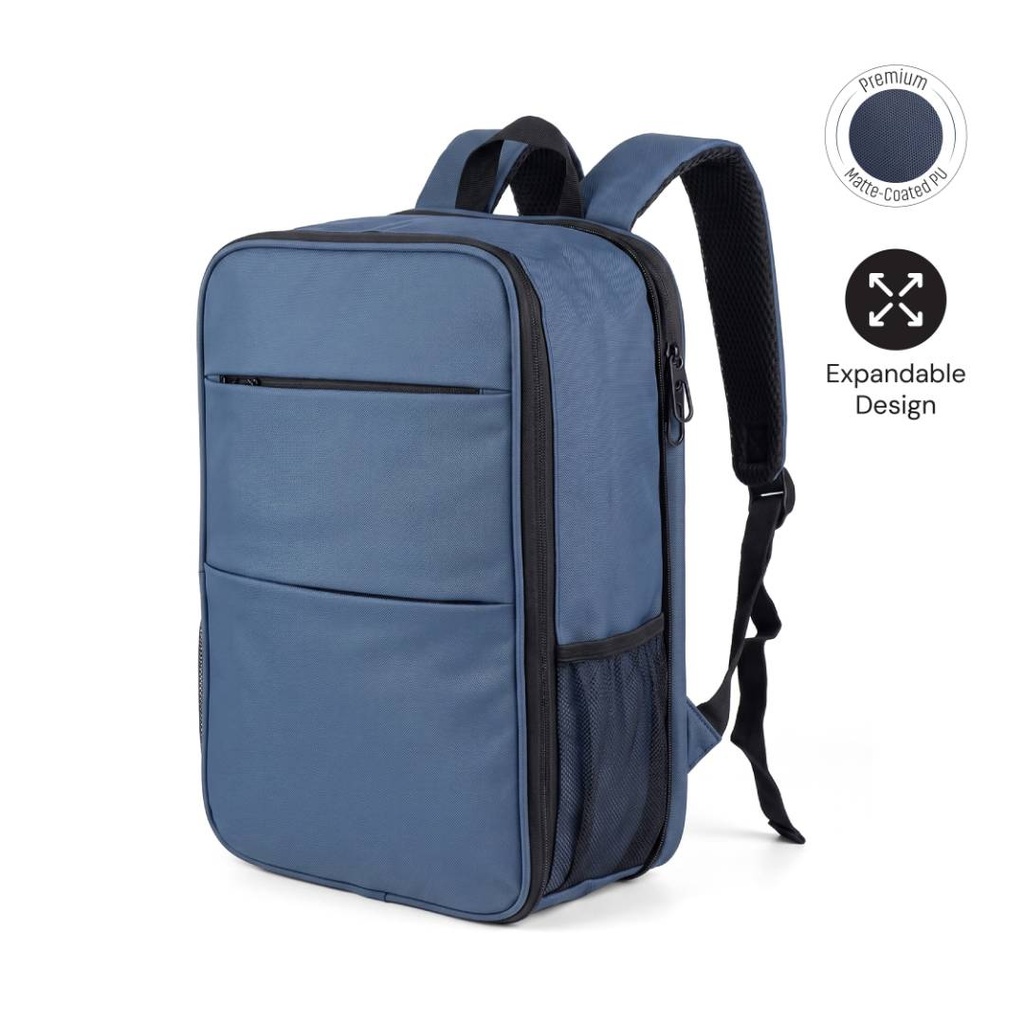 ASHFORD - Giftology Expandable Backpack - Navy Blue
