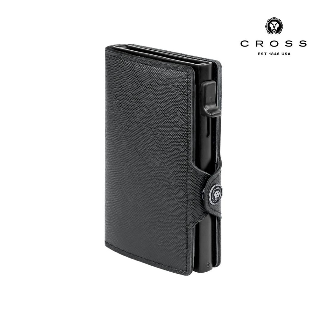 CROSS RFID Card Holder Wallet - Black