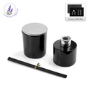 PROVENCE - Lavender Scented Candle and Diffuser Set - Black