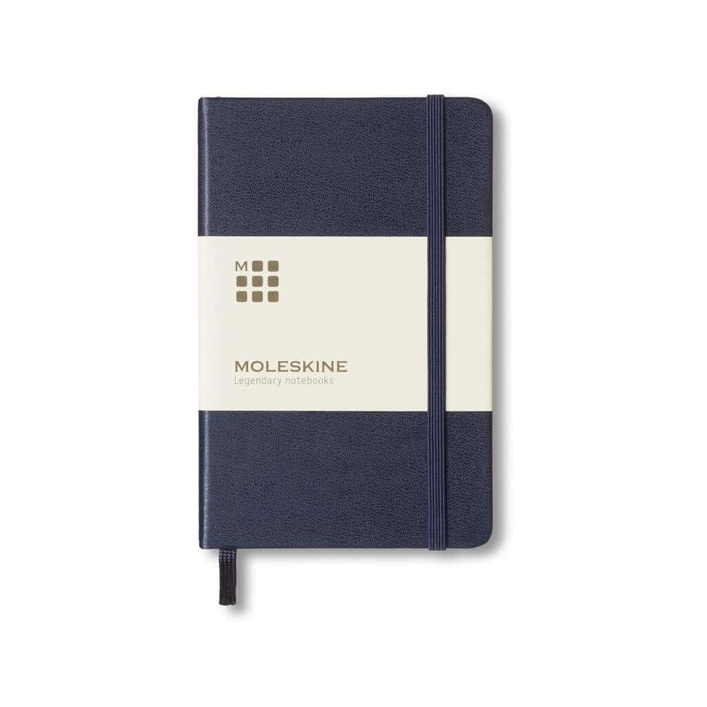 Moleskine Pocket Notebook - Hard Cover - Ruled - Navy Blue