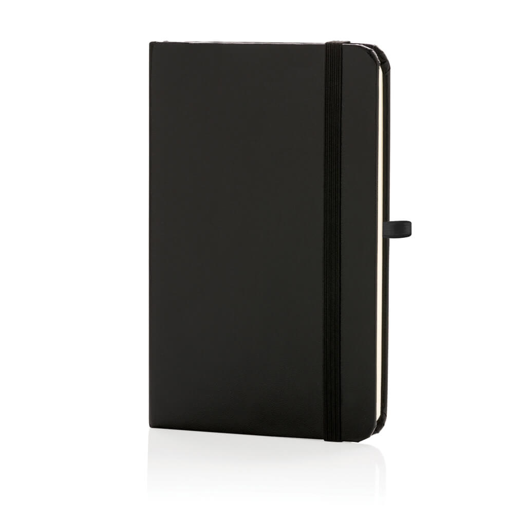 Santhome Khus Hardcover A6 Ruled PVC Notebook Black