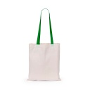 Cotton Shopping Bag - Green Handle