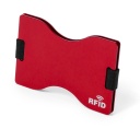 Card Holder With RFID Blocking Technology - Red