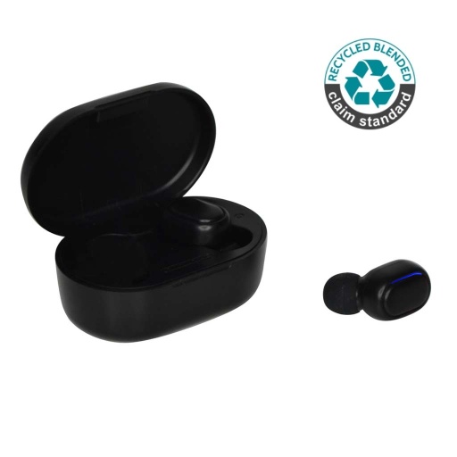 [ITBH 1136] ALAVUS - RCS standard recycled plastic TWS Wireless Earbuds - Black