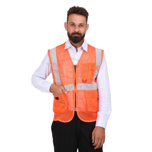 [10012DIXON VEST] Safety Vest - Orange