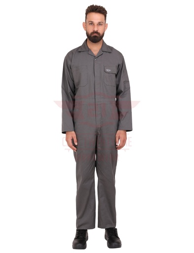 [2004 - Sierra Coverall] Sierra Coverall                     Color: Grey
Fabric: 65% Polyester 35% Cotton
GSM: 210