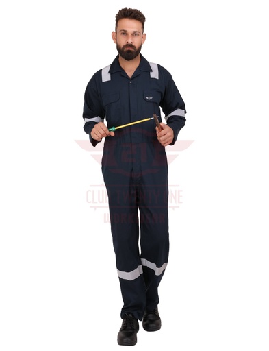 [2006 - Dubai Coverall] Dubai Coverall
Color: Navy Blue
Fabric: Pre Shrunk 100% Cotton
GSM: 210