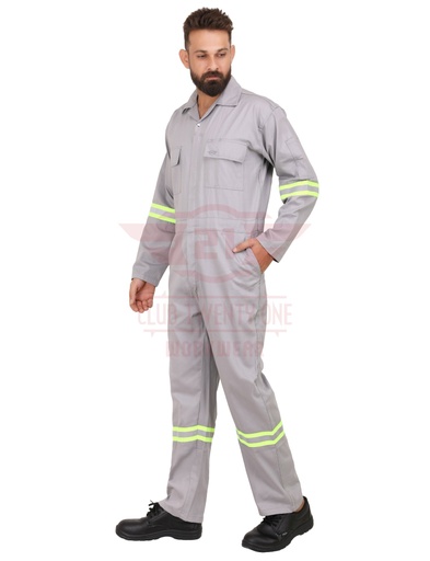 [2010 - Doha Coverall] Doha Coverall
Color: Grey
Fabric: Pre Shrunk 100% Cotton
GSM: 210