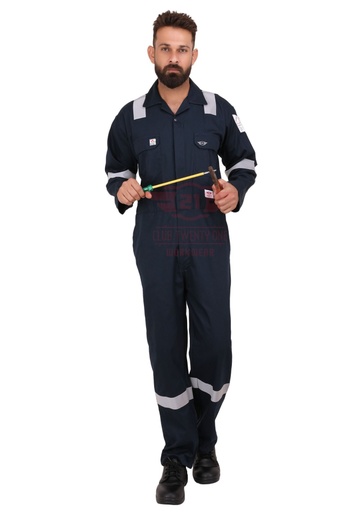 [3007 - IFR Pro Max Coverall] IFR Pro Max Coverall
Color: Navy Blue
Fabric: 93% m-Aramid,
5% p-Aramid, 2% AS
GSM: 150