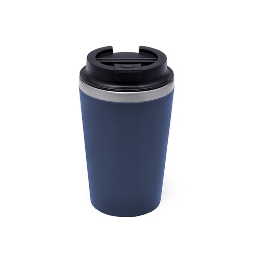 [DWGL 3190] MOSS - Giftology Steel/PP Double Wall Tumbler - 350ml - Navy Blue	