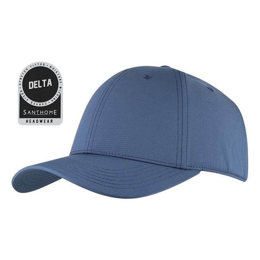 [HWSN 4003] DELTA - Santhome® DryNCool® Performance Stretch-Fitted Cap - Navy Blue