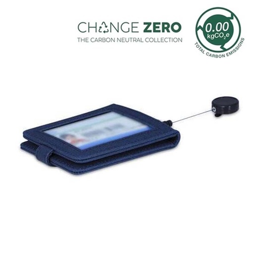 [CHSN 4009] KOLN - Santhome ID Cardholder with Reel Badge - Navy Blue