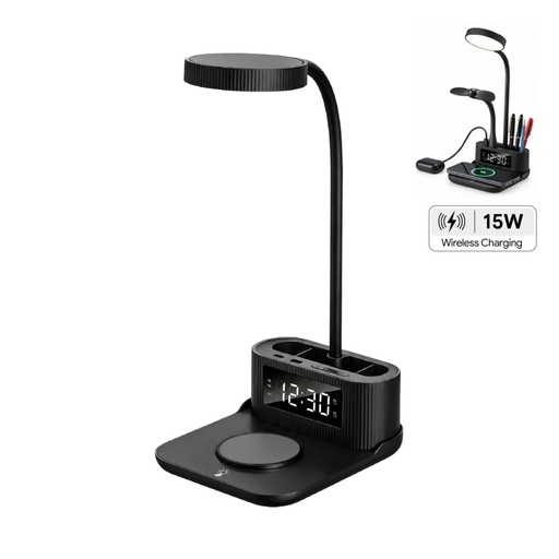 [ITWC 1308] VELTRIX - Giftology 6-in-1 Multifunctional Desk Lamp - Black