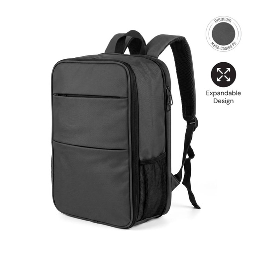 [BPGL 2243] ASHFORD - Giftology Expandable Backpack - Black 