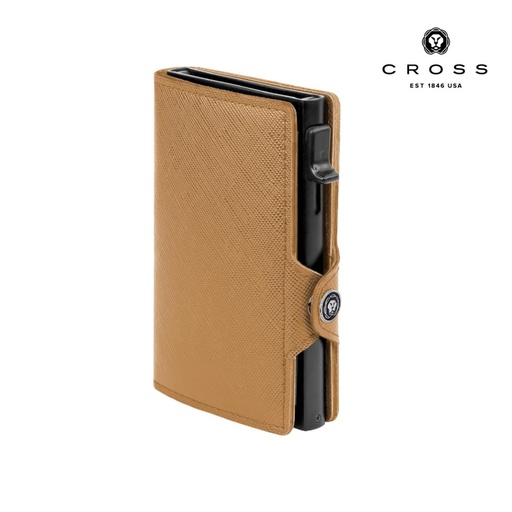 [LACR 2055] CROSS RFID Card Holder Wallet - Mocha